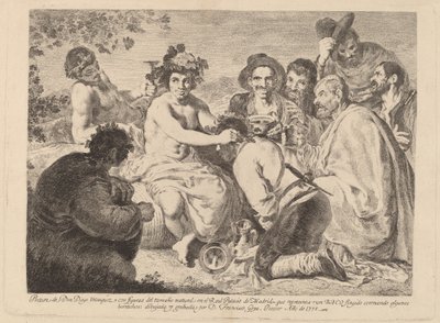 Autobusy (Bachus) autorstwa Francisco de Goya after Diego Velázquez