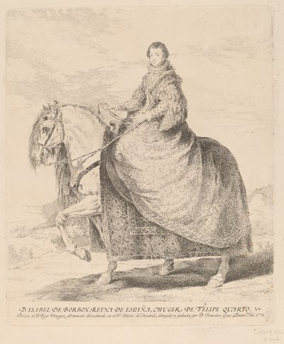 Izabela Burbońska autorstwa Francisco de Goya after Diego Velázquez