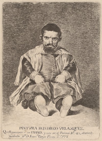 Krasnolud (Karzeł) autorstwa Francisco de Goya after Diego Velázquez