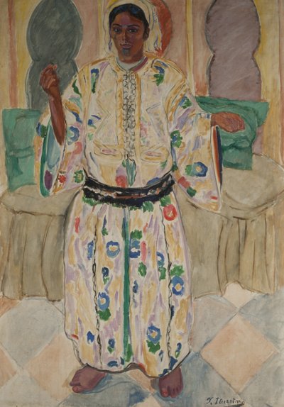 Kobieta mieszka autorstwa Francisco de Iturrino