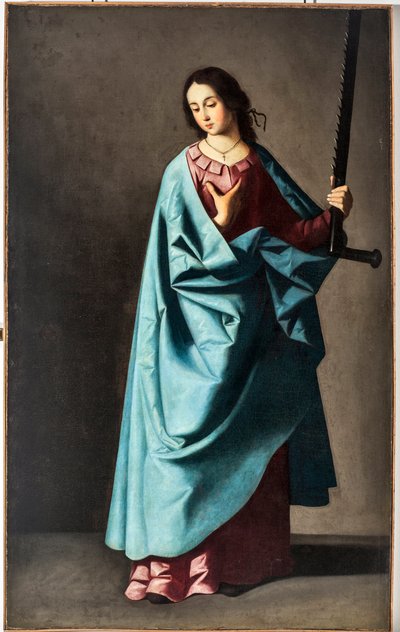 Eufemia Wielkiej Męczennicy (olej na płótnie) autorstwa Francisco de Zurbaran