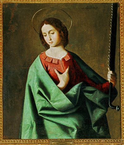 Święta Eufemia ... (obraz na płótnie) autorstwa Francisco de Zurbaran