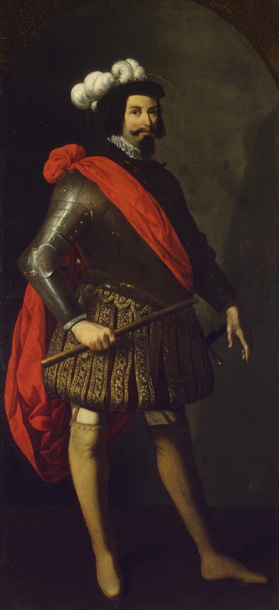 Święty Ferdynand III z Kastylii, ok. 1630-1634 autorstwa Francisco de Zurbaran