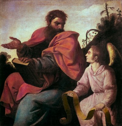 Św. Mateusz i Anioł autorstwa Francisco de Zurbaran
