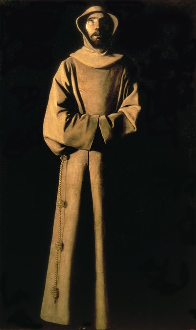 Św. Franciszek z Asyżu, ok. 1640 (olej na płótnie) autorstwa Francisco de Zurbaran
