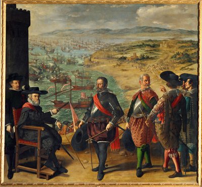 Obrona Kadyksu przed Anglikami ... (obraz na płótnie) autorstwa Francisco de Zurbaran