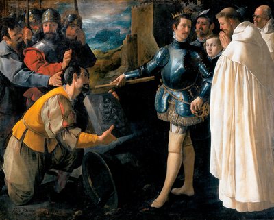 Święty Piotr Nolasco odzyskujący obraz Matki Boskiej autorstwa Francisco de Zurbaran