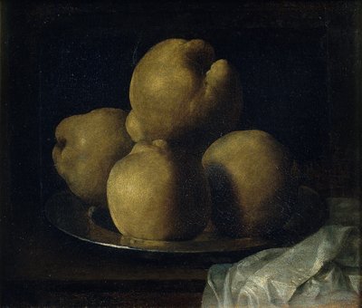 Martwa natura z naczyniem z pigwą autorstwa Francisco de Zurbaran