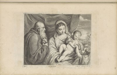 Maryja z Dzieciątkiem i młodym Janem Chrzcicielem autorstwa Franciscus van der Steen