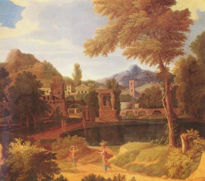 Krajobraz autorstwa Francisque Millet