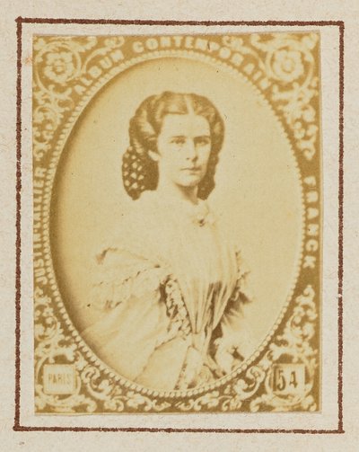 Cesarzowa Elżbieta Austriacka autorstwa Franck (François Marie Louis Alexandre Gobinet de Villecholles)