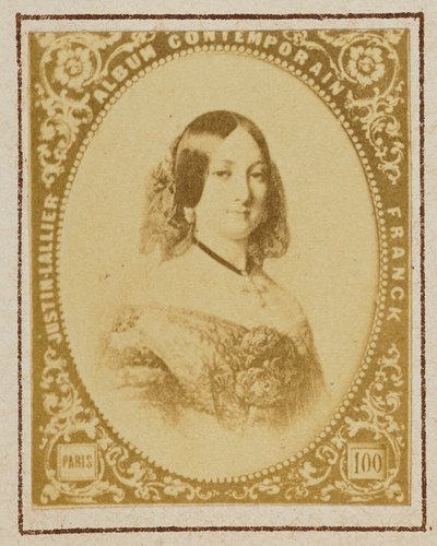 Infantka María Luisa Fernanda z Hiszpanii, księżna Montpensier autorstwa Franck (François Marie Louis Alexandre Gobinet de Villecholles)
