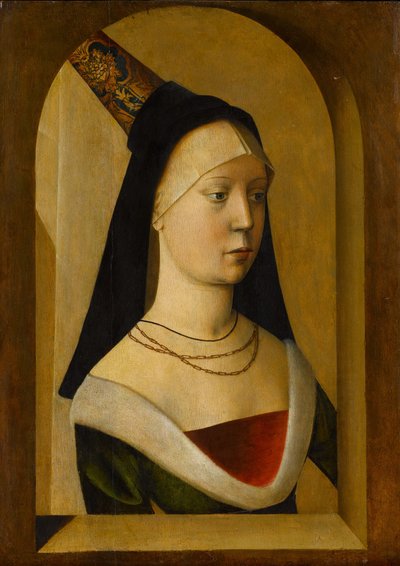 Portret kobiety, ok. 14775-80 autorstwa Franco Flemish School