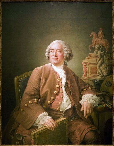 Portret Edme Bouchardona (1698-1762), francuskiego rzeźbiarza, Obraz olejny na płótnie Francois Hubert Drouais (1727-1775). Fotografia, KIM Youngtae, Paryż, Musee Carnavalet. autorstwa Francois Hubert Drouais