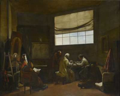 Warsztat artysty Malarstwo Francois Marius Granet (1775-1849) Dim 80x100 cm Musee des Beaux Arts Palais Longchamp autorstwa Francois Marius Granet