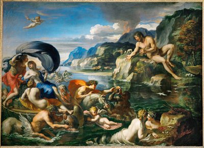 Acis i Galatea ukrywające się przed Polifemem Acis i Galatea ukrywające się przed Polifemem ... autorstwa Francois (1590 1650) (after) Perrier