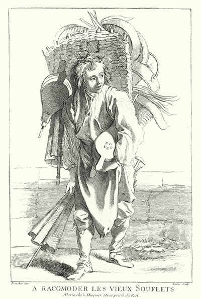 Mieszek (grawerunek) autorstwa Francois (after) Boucher