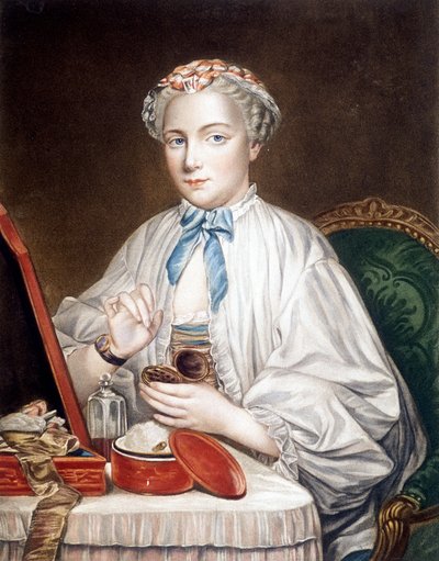 Akwaforta z obrazu na płótnie autorstwa François Bouchera (1703-1770). autorstwa Francois (after) Boucher