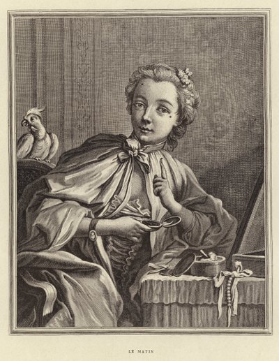 Poranek (grafika) autorstwa Francois (after) Boucher
