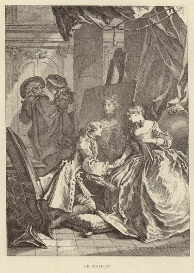 Sycylijczyk (grafika) autorstwa Francois (after) Boucher