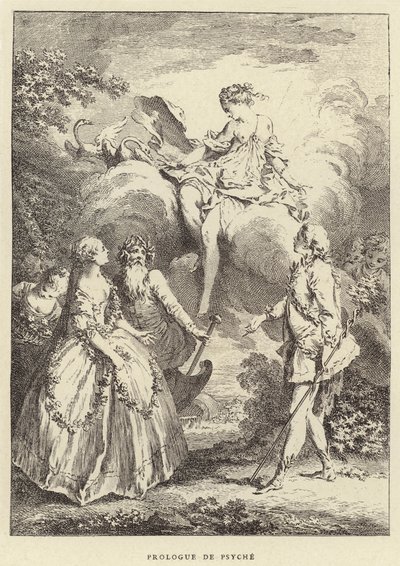 Prolog de Psyche (grafika) autorstwa Francois (after) Boucher