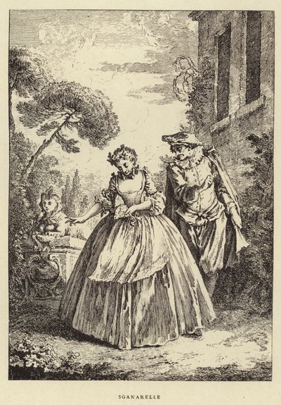 Sganarelle (grawerowanie) autorstwa Francois (after) Boucher