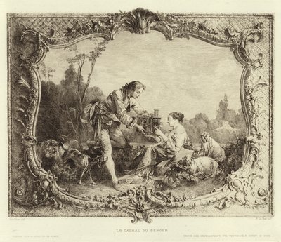 dar pasterza autorstwa Francois (after) Boucher