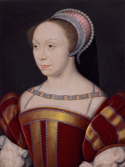 Françoise Breze (1515-1577), księżna Bouillon autorstwa Francois (attr. to) Clouet