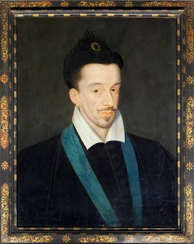Portret króla Francji Henryka III (1551-1589), ok.1582-86 (malarstwo) autorstwa Francois (attr.to) Quesnel