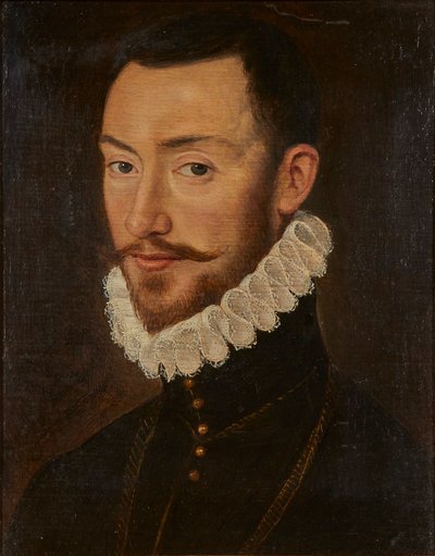 Portret szlachcica (olej na desce) autorstwa Francois (circle of) Clouet