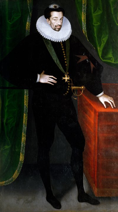 Portret Henryka III Francji, króla Polski autorstwa Francois (circle of) Quesnel