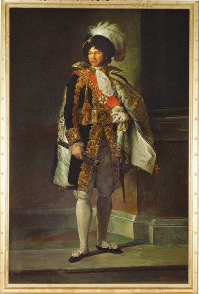 Joachim Murat, generał, król Neapolu, mąż Karoliny Bonaparte, siostry Napoleona ... (obraz na płótnie) autorstwa Francois (school of) Gerard