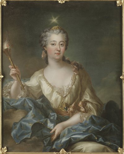 Louise Ulrique de Prussia, królowa Szwecji i Finlandii - Portret Louisy Ulrika z Prus (1720-1782), królowej Szwecji, autorstwa Grasognon Latinville, Francois-Adrien (1705-1774). Olej na płótnie. Rozmiar: 103x82cm. Muzeum Narodowe w Sztokholmie autorstwa Francois Adrien Grasognon Latinville
