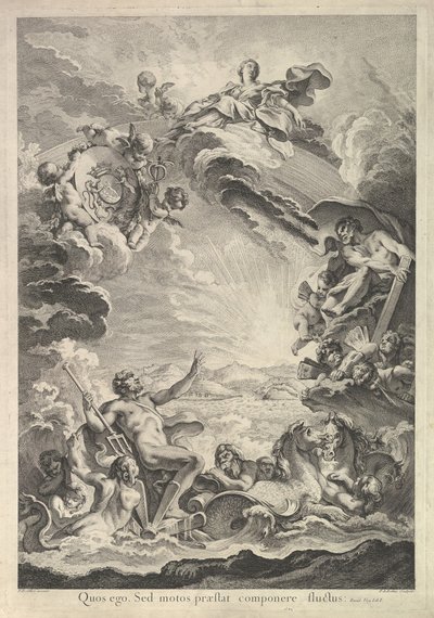 Neptun ucisza burzę Neptun ucisza burzę, XVIII wiek. autorstwa Francois Antoine Aveline
