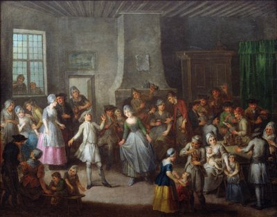 Wnętrze Tawerny autorstwa Francois Aubert