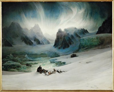 Zatoka Magdalena widziana z półwyspu grobowców ... autorstwa François Auguste Biard