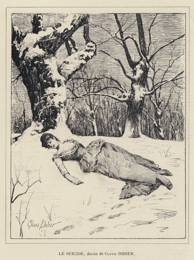 Samobójstwo (lito) autorstwa Francois Auguste Didier Clovis