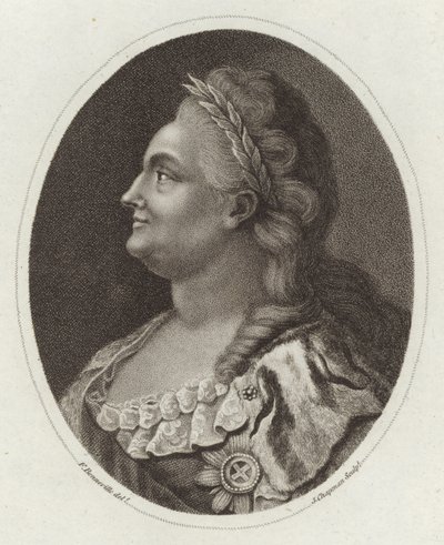 Katarzyna Wielka autorstwa Francois Bonneville