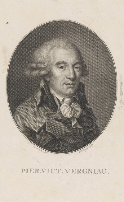Pierre Victurnien Vergniaud 1753-1793, c. 1800. autorstwa Francois Bonneville