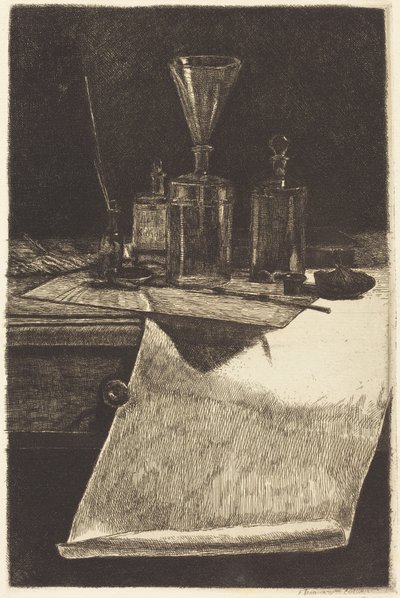 Frontispis autorstwa François Bonvin