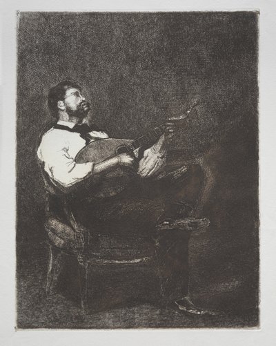 Gitarzysta autorstwa François Bonvin