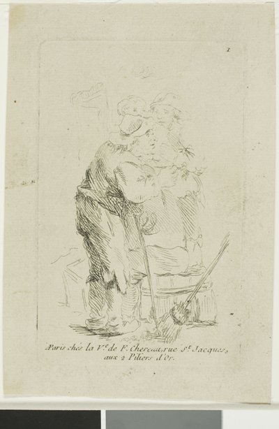 Słabo ubrany chłop autorstwa François Boucher