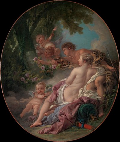 Angelica i Medoro autorstwa François Boucher