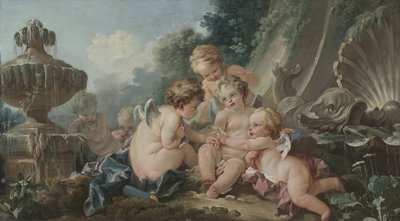 Amorki w spisku autorstwa François Boucher