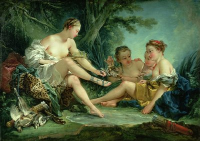 Diana po polowaniu autorstwa François Boucher