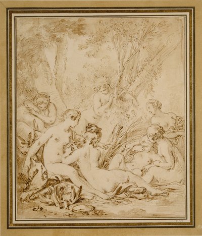 Diana i Callisto autorstwa François Boucher
