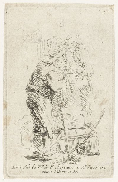 Trzej rolnicy autorstwa François Boucher