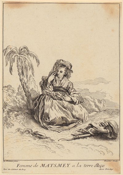 Złapana turkawka autorstwa François Boucher