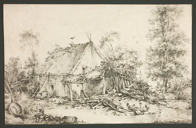 Gospodarstwo Dziedziniec autorstwa François Boucher