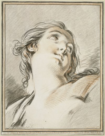 Głowa kobiety autorstwa François Boucher